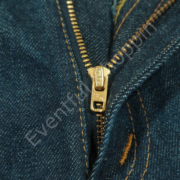 Vintage Levis 505 Big E Selvedge Jeans Mens 33 Blue Deadstock 60s Denim USA - Picture 10 of 16